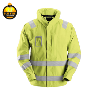 Reflective Safety High Visibility Waterproof Workwear <b>Construction</b> High Quality Polyester Cotton Nylon <b>Working</b> <b>Jacket</b> - Product Image 4