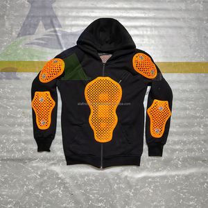 Sweat à capuche de moto en Kevlar 100% coton, sweat à capuche de sécurité pour motard avec armure CE, pour la protection de la conduite, chemises de moto, protections de niveau 2 - Product Image 3