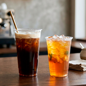 Vente en gros de gobelets en plastique jetables de 12 oz et 16 oz avec couvercles, gobelets en PP pour café glacé, thé et jus - Product Image 1