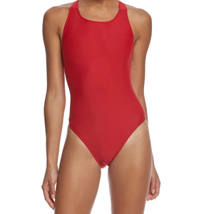 Maillot de bain une pièce pour femme, séchage rapide, SpandexPolyester, logo sur le devant, vêtements de plage - Product Image 1