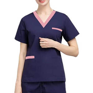 Tenue médicale : Blouse et pantalon confortables en tissu respirant et léger pour le personnel de clinique – Idéale pour le travail quotidien - Product Image 5