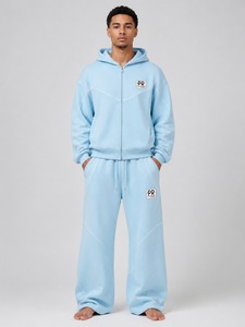 Performance Tracksuit Breathable Full Zip Jacket with Tapered Jogger <b>Pants</b> <b>Men</b> Training Workout <b>Running</b> Casual Activewear Set - Product Image 1