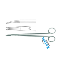 Ciseaux chirurgicaux THORAX & VASCULAIRE STRULLY en acier inoxydable de haute qualité 22CM Fabricant et exportateur d'instruments chirurgicaux