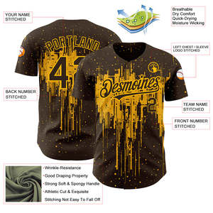 Uniforme de baseball personnalisé pour hommes, 100% polyester, tissu respirant haute performance, antibactérien, jersey élastique imprimé par transfert thermique - Product Image 4