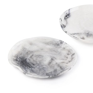 Quality Resin Elevated Bowl with Tray and Designer Saucers for <b>Eid</b> <b>Gift</b> Hampers and Luxury Dining Decor - Product Image 3