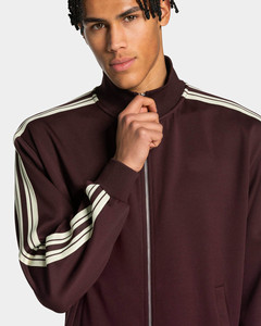 New Trendy Design Custom Merlot <b>Zip</b> Jacket & <b>Trouser</b> With Stripes 2 Pieces Men's Tracksuit Breathable Streetwear Men Sweatsuits - Product Image 5