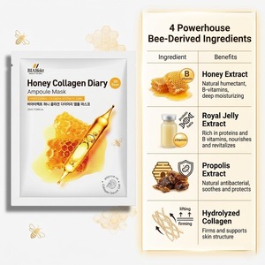 Masque Visage Coréen BIAIfekt Best-Seller au Miel et Collagène – Ampoule Anti-Âge, Éclaircissant et Purifiant les Pores - Product Image 4
