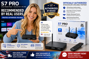 S7 Pro 6K Android <b>TV</b> Box Official Authorized Wholesale Smart Media Player USA & Hong Kong Stock DDP Shipping MOQ <b>20</b> PCS - Product Image 6