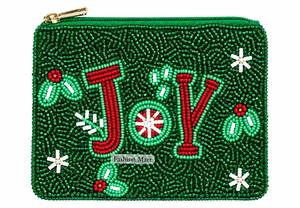 Handmade beaded coin purse <b>Christmas</b> <b>tree</b> <b>mini</b> wallet Red zipper closure purse Cute beaded wallet Fashion coin purse - Product Image 6