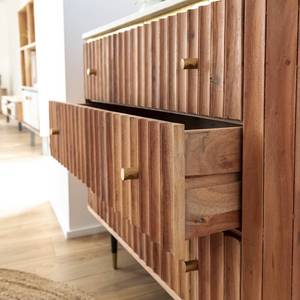 ตู้ลิ้นชักวานดาน่า อัลตร้า ไพร์ม ทำจากไม้กระถินเทศและหินอ่อนสีขาว - Product Image 2