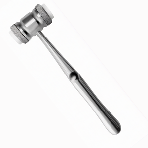 Kit de 6 osseotomes vétérinaires manuels avec marteau, en acier inoxydable allemand, par Grip Surgical - Product Image 4