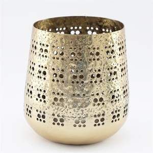 Designer Metal Candle Votive Holder Crafted For Elegant Home <b>Decor</b> Spiritual <b>Spaces</b> And Festive Lighting Enhancement - Product Image 5