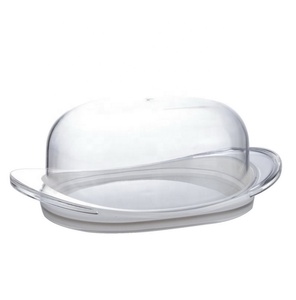 Beurrier en acrylique avec couvercle pour cuisine et salle à manger - Product Image 4