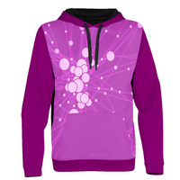 Sweat à capuche surdimensionné personnalisé avec impression DTF brodée |   Sweat-shirt unisexe ample en polyester 100% pour le streetwear |   Vente en gros
