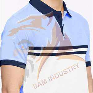 เสื้อโปโลแขนสั้นผ้าเจอร์ซีย์เนื้อแน่นคุณภาพสูงสำหรับฤดูร้อน ผลิตจากผ้าฝ้าย 100% ใส่สบาย ระบายอากาศได้ดี แห้งเร็ว สำหรับผู้ชาย - Product Image 3