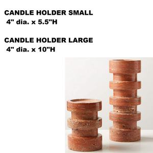 High Quality Organic Marble <b>Pillar</b> <b>Candle</b> Holder for Home Wedding or Party Decor Handmade Christmas Stone <b>Candle</b> Stand - Product Image 4