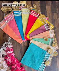 Bolsas de Organza Gota Patti Potli, Bolsas de Regalo para Bodas Indias, Bolsitas con Cordón para Frutos Secos y Dulces, Navidad, Año Nuevo Chino - Product Image 6