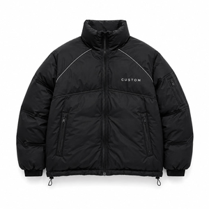 Premium Men's Hooded Winter Puffer Jacket <b>Warm</b> Outdoor Insulated Coat Wholesale Factory - Product Image 3
