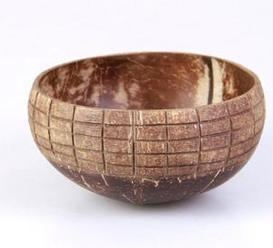 ชามมะพร้าวธรรมชาติเป็นมิตรต่อสิ่งแวดล้อมจานเสิร์ฟอาหารทำจากมะพร้าวธรรมชาติทนทานน้ำหนักเบาผลิตจากเวียดนาม - Product Image 6