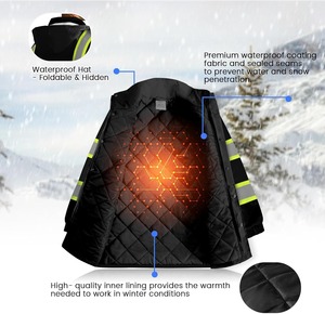 Custom Winter Safety <b>Jacket</b> Breathable Thermal Safety Wear Manufacturer Bulk Orders - Product Image 4