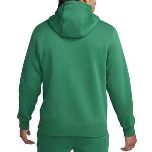 Conjunto Deportivo con Sudadera Verde Esmeralda para Hombre |   Chándal de Forro Polar Grueso |   Conjunto de Sudadera con Capucha y Pantalones Deportivos de Color Sólido Personalizado - Product Image 2