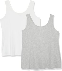 Camiseta sin mangas de algodón elástico para mujer, estilo racerback, chaleco deportivo, camiseta sin mangas para estilo de vida activo, fábrica de prendas OEM ODM - Product Image 1
