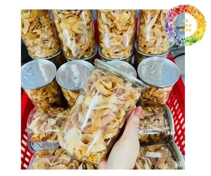 มะพร้าวอบกรอบคุณภาพสูง รสหวานกรุบกรอบ เหมาะสำหรับเค้ก โยเกิร์ต บรรจุภัณฑ์สุญญากาศ จำหน่ายมะพร้าวอบแห้งแบบเป็นชิ้น น้ำหนัก 1 กก. - Product Image 4