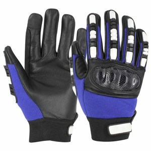 Goat Skin Index Finger and Thumb <b>Touch</b> <b>Screen</b> Back Four-way Foam Lamination Impact Resistant Mechanic Safety <b>Gloves</b> - Product Image 2
