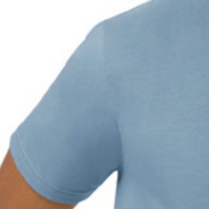 เสื้อยืดผู้ชายไซส์กลาง ผ้าถัก สีน้ำเงินสโตน คอวี แขนสั้น ผ้าฝ้ายพรีเมียม เนื้อผ้าเรียบ ไม่ยับ แห้งเร็ว เป็นมิตรกับสิ่งแวดล้อม - Product Image 6