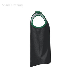 <b>Spark</b> Clothing Custom Basketball Jersey Men's Sleeveless Sublimated Print Black <b>Green</b> Mesh Tank <b>Top</b> For Adult - Product Image 3