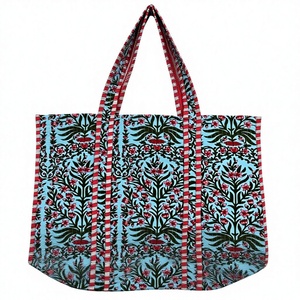กระเป๋าผ้าฝ้ายพิมพ์ลายพฤกษศาสตร์นำกลับมาใช้ใหม่ได้เป็นมิตรกับสิ่งแวดล้อมกระเป๋าช้อปปิ้งความจุขนาดใหญ่กระเป๋าสะพายผ้าผู้หญิง - Product Image 2