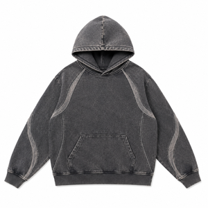 Sudadera con Capucha Y2K de Corte Holgado Personalizada, Fabricante de Ropa Urbana - Product Image 2