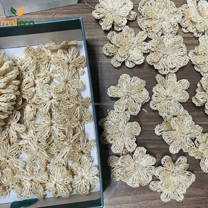 Hecho a mano verano océano playa borla nueva moda ratán rafia colgante encanto para mujeres para playa vacaciones joyería accesorio - Product Image 6