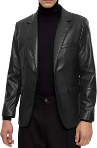 Chaqueta de Cuero Genuino para Hombre, Diseño de Alta Gama, Venta al Por Mayor, Moda Otoño Invierno, Cálida e Informal - Product Image 3