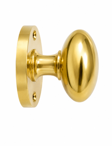 ลูกบิดประตูทองเหลืองทรงกลม ผิวทองเหลืองขัดเงา สำหรับล็อคประตูบ้าน - Product Image 3