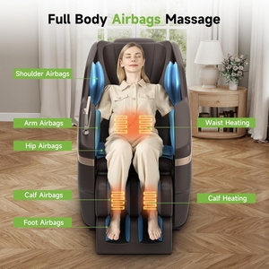 Silla de Masaje Multifuncional con Diseño de Cápsula Espacial de Gravedad Cero, con Calefacción de Temperatura Constante, Terapia de Cuidado de la Salud - Product Image 3