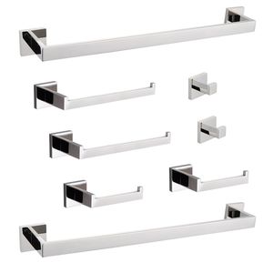 ชุดฮาร์ดแวร์ห้องน้ำแปดชิ้นสำหรับการจัดระเบียบห้องน้ำที่ดีที่สุด - Product Image 1