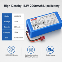 Batterie LiPo haute densité 3S 803273 11,1 V 2000 mAh rechargeable au lithium polymère pour drone RC et talkie-walkie – Prix usine