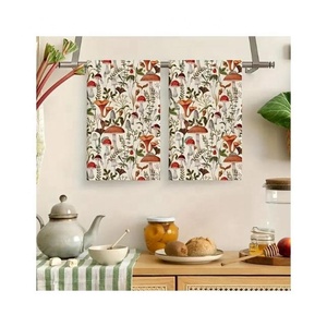 Arbre brodé gaufré de différentes couleurs personnalisable, serviettes absorbantes de cuisine, vaisselle, serviette de nettoyage grande maison - Product Image 3