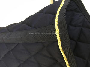 แผ่นรองอานม้าทรงทันสมัยปี 2025 ทำจากโพลีเอสเตอร์ สี/ขนาดปรับแต่งได้ สำหรับกีฬาขี่ม้า ผลิตในอินเดีย - Product Image 5