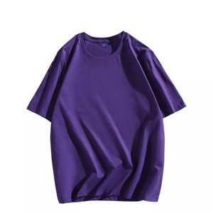 เสื้อยืดผู้ชายสีเหลืองไซส์ใหญ่ ผ้าฝ้าย 100% แขนสั้น คอกลม เสื้อยืดเปล่า รับสกรีนโลโก้ เสื้อผ้าลำลองแนวสตรีท - Product Image 3