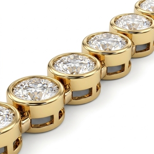Luxury 13.17 CT Diamond Tennis Bracelet 18K <b>Solid</b> <b>Gold</b> IGI Certified 6.5 Inch Solitaire Fine Jewelry High Carat Gift Unisex - Product Image 3