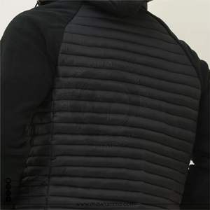 Veste matelassée hybride pour homme avec logo personnalisé, coupe ajustée, veste thermique d'hiver pour l'extérieur, imperméable, veste hybride rembourrée unisexe - Product Image 6