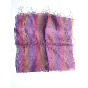 Écharpe en soie indienne à rayures, couvre-chef d'été personnalisé en stock, écharpes en soie légères de qualité supérieure pour femmes à prix abordable - Product Image 2