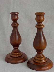 Portavelas de Madera Hecho a Mano, Soporte Redondo para Velas de Madera, Linterna Decorativa Artesanal Marrón para Decoración del Hogar - Product Image 3