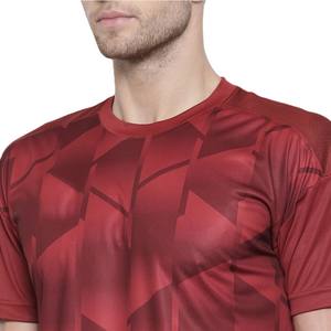 Nouveaux t-shirts rouges pour hommes en sublimation, 100% polyester, séchage rapide, respirant, haut de gamme pour la course à pied et la remise en forme, haute qualité - Product Image 4