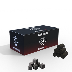 Carbón de Coco Ash 2 para Shisha, Carbón de Coco Natural 100% Premium Hecho en Indonesia, Briquetas de Carbón de Coco, Marca Privada OEM - Product Image 1