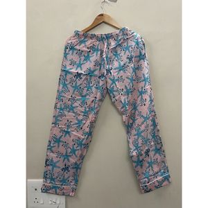 Ensemble de pyjama pour femmes en coton 100% avec imprimé étoiles, vêtements de nuit doux et respirants en tricot, taille élastique, deux pièces, vêtements de détente - Product Image 6