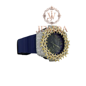 Best Quality Mossinate Fashionable Rubber Diamond <b>Watch</b> with Waterproof Scratch-Resistant Features and Diamond Detailing - Product Image 3