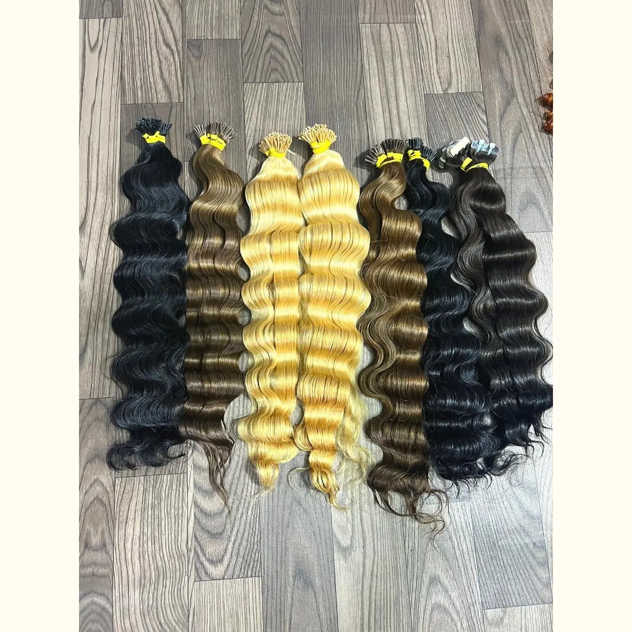 Ujung trendi laris keriting kuat menahan rambut keriting berkualitas tinggi keriting Tresemme, Wig Frontal renda Hd, ekstensi rambut